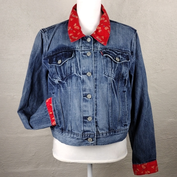 Levi Strauss Vintage Medium Wash Blue Jean Jacket